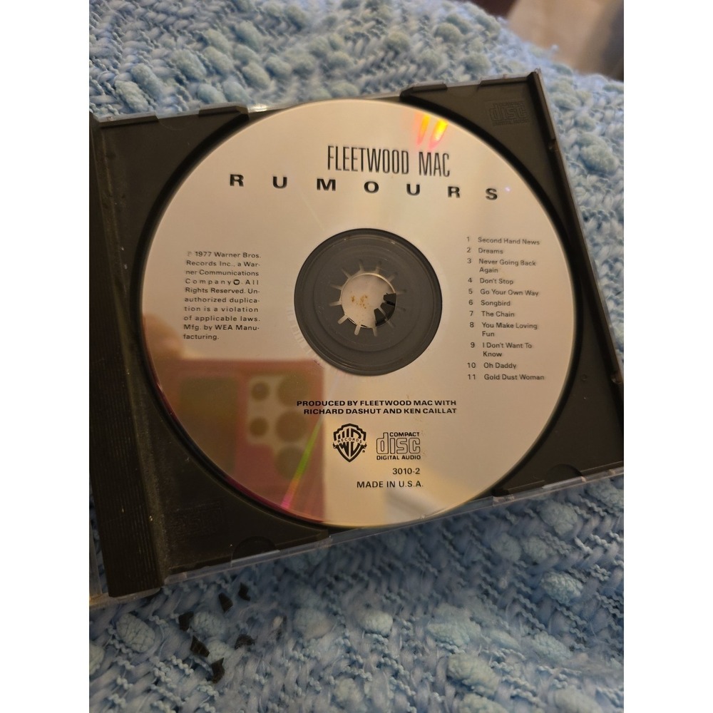 Rumours by Fleetwood Mac (CD, 1990) - Picture 3 of 9